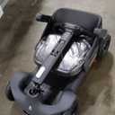 Glashow S3 Folding Mobility Scooter for Seniors & Adults  4-Wheel All-Terrain Electric Scooter, 25 Mile Range, 6 MPH, 265 lb Capacity, Reverse, LED Lights & Basket  Gray