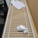 PROWORX Closet Shelves Wall Mounted, 2 Pack 4 ft x 12 in White Wire Shelving Kit, Metal Wall Shelf Organizer for Home, Pantry, Laundry Room Storage, 48 inches x 12 inches x 2 inches