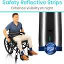 Vive Wheelchair Seatbelt - Safety Belt For The Elderly - Harness For Adults - Adjustable Straps For Chair/Bed Restraint - Patients Care - Falling out Prevention - For The Elderly, Pregnant & Paralyzed