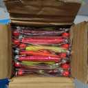 dervea 20 Pack Ribbon Dancing Wands Party Favors for Kids, Rainbow Birthday Decorations, Princess Party Supplies, Girls Party Games, Gymnastics Goody Bag Stuffers (Rainbow)