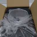 Dog Food Container, Collapsible Pet Food Storage Container 17-20 lb with Rolling Wheels & Airtight Lid, Plastic Storage Bin With Dog Food Scoop and Measuaring Cups (Black)