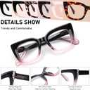 Reading Glasses for Women, 6 Pack Fashion Cat Eye Blue Light Blocking Computer Readers Anti Glare UV Eyeglasses