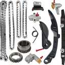 130286KA0A Engine VQ35DD Timing Chain Kit Compatible with Nissan Pathfinder Infiniti QX60 2017 2018 2019 2020-2024 V6 3.5L Replaces# 130856KA1B 130706KA1C 150436KA0A
