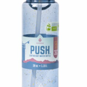 Manna™ Push™ Water Bottle - Blue