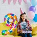 2 x Rainbow Number 9 Balloon, 40 Inch Large Colorful Foil Number Balloons One Balloons for 9th Birthday, Huge Mylar Numbers 9 Year Old Birthday Party Supplies Balloons