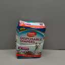 Simple Solution Female Dog Diapers  Disposable Diapers for Potty Training, Incontinence, and Heat Cycle Protection  Leak-Proof Fit for Small Dogs, 1219 Inch Waist  30 Count