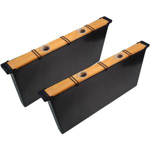 2 Pack 3.5L Bee Feeder, Beeswax Coated Beehive Frame Feeder, Bee Sugar Water Feeder, Essential Beekeeping Equipment for Honeybee Hives