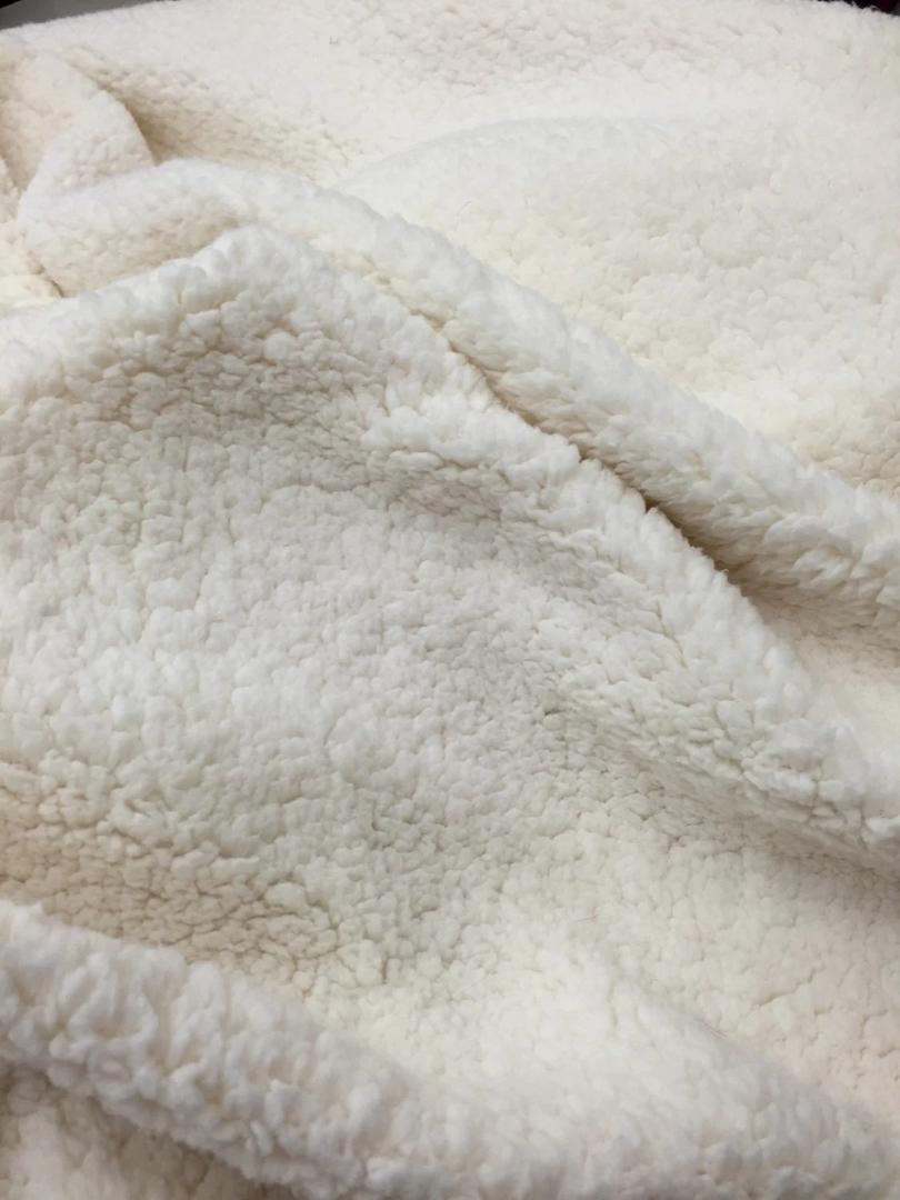Soft Fuzzy White Blanket 60inch
