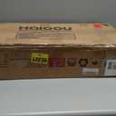 HAIOOU Bathroom Wall Cabinet with Motion Sensor LED Light, Wooden Medicine Cabinet Wall Mounted Cupboard, Over Toilet Storage Cabinet with Buffering Hinges and Adjustable Shelf - Modern White (23.6" W x 8.2" D x 29.5" H)