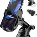 Upgraded 3-in-1 Phone Holders for Your Car, Heavy-Duty Car Phone Mount for Dashboard, Windshield & Vent, Universal Cell Phone Holder for iPhone & Android