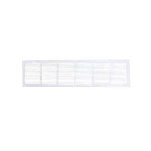 Steel Painted Baseboard Return Air Grille,  White, 1-Pack