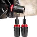 FOR Ninja 650 Z650 Z650 RS ninja650 z650 rs 2026 2025 2024 2023-2017 New Accessories Motorcycle Exhaust Pipe Frame Crash Block Impact Pad Protector Crash Protection Body Crash Protection Ball (Red)