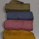 4-Pack Muslin Swaddle Blankets for Boys, Girls - Organic Baby Swaddles for Newborns, Soft & Breathable Receiving Baby Blankets for Girl, Boy, Neutral, Newborn Essentials Gift (Corals)