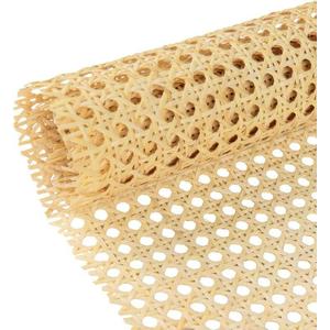 Natural Width Rattan, 16"x80" Cane Webbing Roll, Woven Cane Mesh Net, Natural Vine Wicker Cane Webbing Rattan Sheets for Chair Cabinet Ceiling Bed Furniture