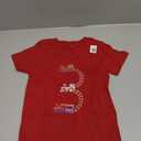 3rd Birthday Train Railroad Themed Fun 3 Years Old Boy Train T-Shirt (Red, 3T)