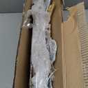 National Tree Company Pre-lit Artificial Christmas Dcor - Includes Pre-strung White Mini White LED Lights and Ground Stakes - Crystal Holy Family Nativity - 4.5 ft