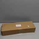 Zeerobee Wood Curtain Rods for Windows 66 to 120, 1 Inch Heavy Duty Drapery Rods with Imitation Wood Grain Leaf Pattern Finials, Indoor/Outdoor Modern Curtain Pole, 32"-120", Brown