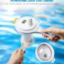 Wireless Pool Thermometer Floating Easy Read, IPX8 Waterproof Digital Water Temperature Monitor, Instant Display with 2 Sealing Wrenches for Swimming Pool, Spa, Hot Tub, Cold Plunge