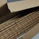Cordless Bamboo Roman Shades 20x48in, Light Filtering Bamboo Blinds for Indoor Windows, Office, Bathroom and Living Room, Privacy Teak.
