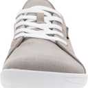WHITIN Women's Canvas Barefoot Shoes | Wide Width Minimalist Sneakers | Classic Fit Low Top (Gray)