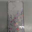 GVIEWIN for iPhone 17 Case, with Screen Protector+Camera Lens Protector, [NonYellowing] Clear Floral Slim Shockproof Protective Hard PC Back Women Phone Case for iPhone 17 6.3", Floratopia/Colorful