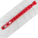 Woodworking Compass Scriber, Portable Aluminum Alloy Woodworking Compass Tool, Adjustable Metric/Inch Arc Drawing Ruler Circle Drawing Ruler Marking Gauge Circle Marking Tool