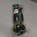 Vintage Green Wreath Bow - 20 * 11 Inch Golden Edged Velvet Tree Topper Ornament for Xmas, Winter, Home, Outdoor, Indoor, Party