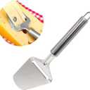 Stainless Steel Cheese Slicer For All Types of Cheese - Multi-Functional Cheese Slicer - Handheld Slicer - Silver Non-Stick For Kitchen Cooking Every American Kitchen's Choice