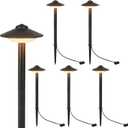 6 Pack Low Voltage Pathway Lights LED Garden Lights Warm White