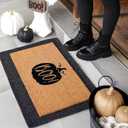 THEODORE MAGNUS Halloween Door Mat - Welcome Mat for Front Door with Non-Slip Backing - Durable Doormat - Perfect for Outside Entrance Matt - Outdoor/Indoor - Boo - 17" x 30"