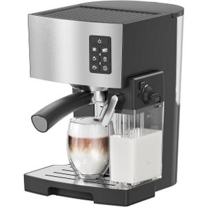 Espresso Machine 20 Bar - Espresso & Coffee Maker with Automatic Milk Frother, Cappuccino Machine, Latte Maker for Home, office, 1250W (Normal)