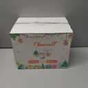 90 Pack Christmas Coffee Cups 12 oz No Lids, Disposable Insulated Paper Coffee Cups, Corrugated Ripple Wall Design Paper Cup, Hot Cold Drinking Cup for Party, Home, Events