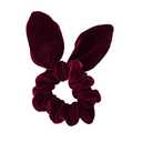 Simnice 25 Pack Hair Scrunchies Rabbit Bunny Ear Bow Bowknot Scrunchies Velvet Scrunchy Bobbles Elastic Hair Ties Bands Ponytail Holder