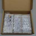 2 Pcs W10515057 & 1 Pc W10515058 Refrigerator LED Light Set with Tapered Lens, Compatible with Whirlpool Kenmore Maytag KitchenAid, Replaces WPW10515057 WPW10515058 AP6022533 AP6022534 PS11755866