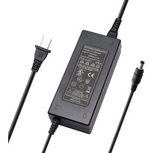 54.6V 1.5A Charger Power Supply Adapter for 13S 48V Lithium Li-ion Battery Pack 5.5 * 2.1mm Round Plug with 5.5 * 2.5mm Tip