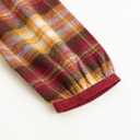 Simplee kids Baby Girls Peter Pan Collar Dress Long Sleeve Dress for Winter Autumn 12M-6T (18 Months, Red)