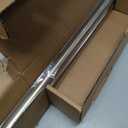 Ivilon Drapery Treatment Window Curtain Rod - Acrylic Ball 1 inch Pole. 72 to 144 Inch. Warm Gold