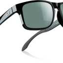 B.N.U.S Italy Made Classic Sunglasses for Men and Women Corning Real Glass Lenses with Polarized Option