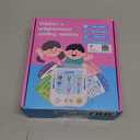 Interactive Educational Learning Tablet Toy for Kids,Screen-Free Phonics Learning Toy with 30 Flash Cards for Alphabets, Numbers, Words, Animals, Learn to Read for Boys Girls 3-5 Years Old, White