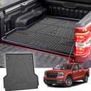 Truck Bed Mat for Ford Maverick 2022-2025 2026 All Weather Rear Bed Liner TPE Trunk Bed Liner for Ford Maverick Accessories(Hybrid & Gas Model - XL/XLT/Lariat)