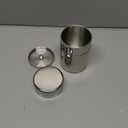 Tyenaza Tea Canister, Stainless Steel Tea Tins, Textured Tea/Coffee/Sugar Canisters, Canister Home Kitchen Canisters for Tea Coffee Sugar Storage(s)