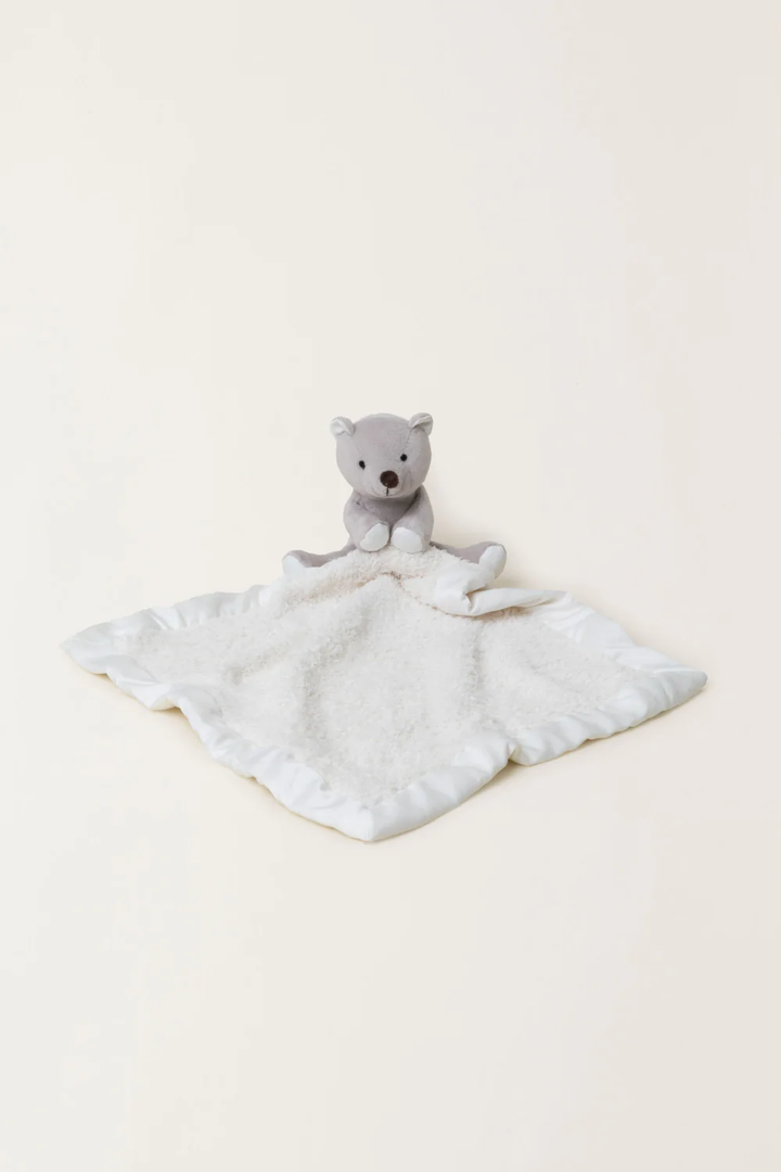 Barefoot Dreams CozyChic Barefoot Buddie - White/Bear Barefoot Dreams CozyChic Barefoot Buddie - White/Bear