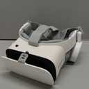 VR Headset for Phone, Virtual Reality Glasses with Bluetooth Headphones for Adults and Kids Play 3D VR Games Movies (White VR Only)