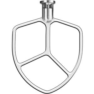 Stainless Steel Flat Beater for KitchenAid 5qt-6qt Bowl-Lift Stand Mixer, Fit for Professional 5 Plus and Professional 600 Seris Mixer K5 KG25 KV25 KP26 KT26, Heavy Duty and Dishwasher Safe