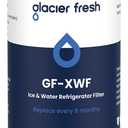 GLACIER FRESH XWF Replacement For GE XWF Refrigerator Water Filter Pack of 1 (Not for XWFE) (1 Count (Pack of 1))