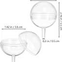 25Pcs Truffle Wrapper Cups Candy Holder Plastic Chocolate Liner for Valentine S Day Wedding Birthday Party Candy Decoration