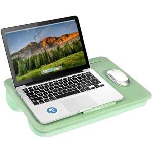 LAPGEAR Original Lap Desk Fits Up to 17 Laptops Sage Green Style No. 45151
