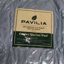 PAVILIA Dusty Blue Knit Throw Blanket for Couch Bed, Soft Knitted Farmhouse Sofa Throw for Living Room, Lightweight Decorative Summer Throw Blanket for Chair, Outdoor Textured Boho Blanket, 50x60