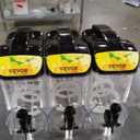 VEVOR Commercial Slushy Machine, 15Lx3 Triple Tank Margarita Machine, 180 Cups Stainless Steel Margarita Smoothie Frozen Drink Machine, Slushie Machine for Party Restaurants Cafe Bars