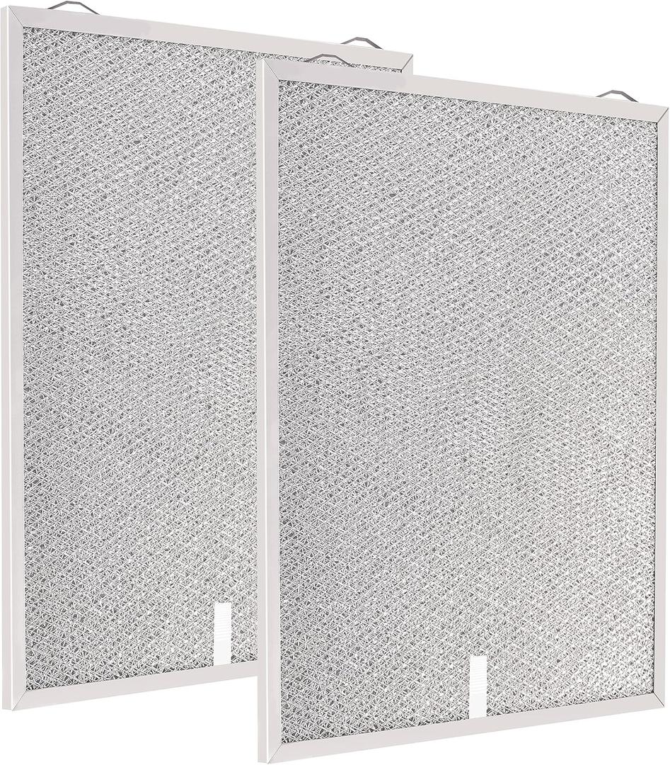 S99010430-002 Range Hood Filter,for Kenmore Broan Range Hood Filters,(15.75"L x 13.88"W x 0.39"Th) - 2 pack